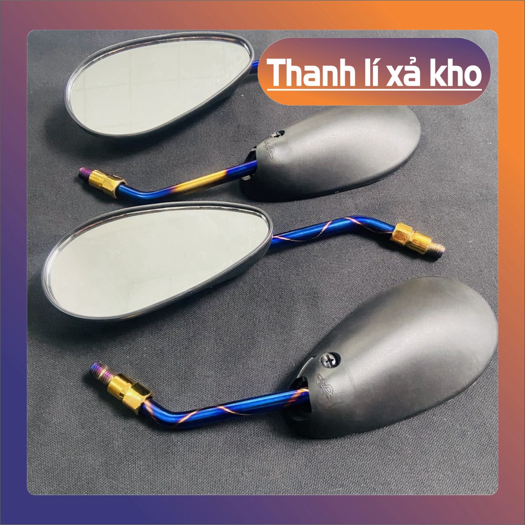 [ XẢ HẾT KHO ] [HÀNG HOT] KÍNH CHIẾU HẬU,GƯƠNG CHIẾU HẬU GIỌT NƯỚC GỌNG TITAN TRANG TRÍ XE CAO CẤP CHÂN 10LY