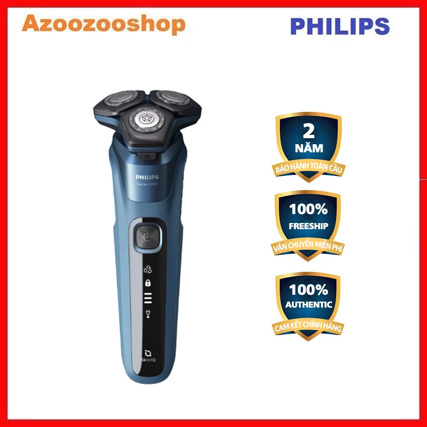 Máy Cạo Râu Khô Và Ướt Philips S5582/20 - Hàng Chính Hãng, Bảo Hành 24 Tháng