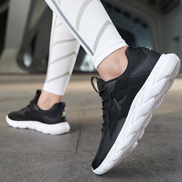 Giày Chạy Bộ Phối Lưới Gọn Nhẹ Hấp Thụ Sốc / Trượt / Mài Mòn