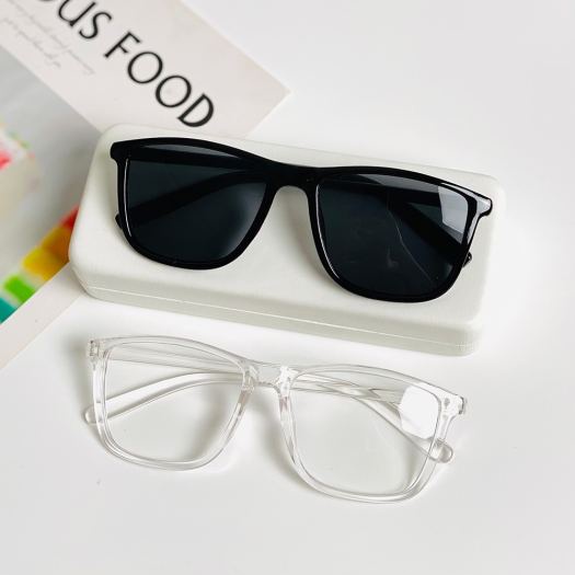 Mắt Kính Gọng Cận Trong Suốt Hot Trend Thời Trang Phong Cách Hàn Quốc - Hazo