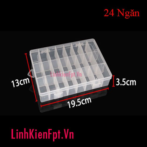 ⚡️FLASH SALE⚡️ Hộp đựng linh kiện 24 ngăn Giá rẻ nhất