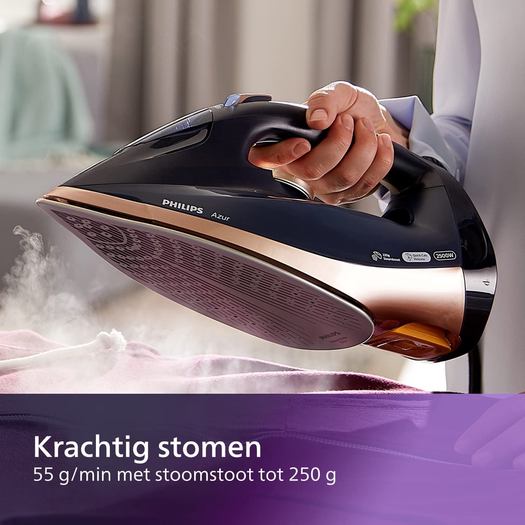 BÀN LÀ HƠI NƯỚC PHILIPS AZUR GC4909/60 3000W ,BẢO HÀNH 12 THÁNG