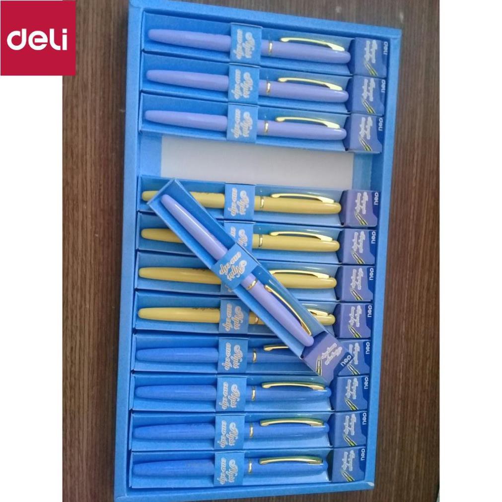 Bút máy học sinh Deli - Thiết kế mẫu mã đa dạng, ngòi bút chất lượng cao, màu sắc bắt mắt - CQ896 / CQ897 [Deli]