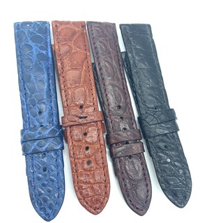 Dây da đồng hồ, dây đồng hồ da cá sấu thật 100% size 18,20,22, bảo hành 24 tháng king leather