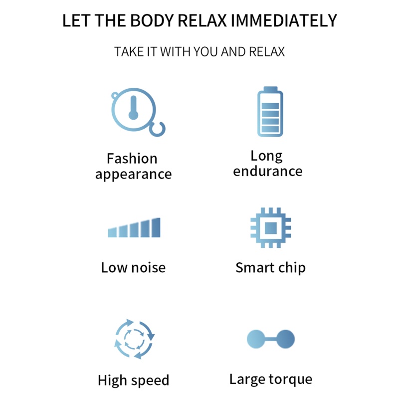 Dụng Cụ Mát Xa Mini Cầm Tay Giúp Giảm Đau Cho Vùng Cổ / Lưng / Toàn Thân