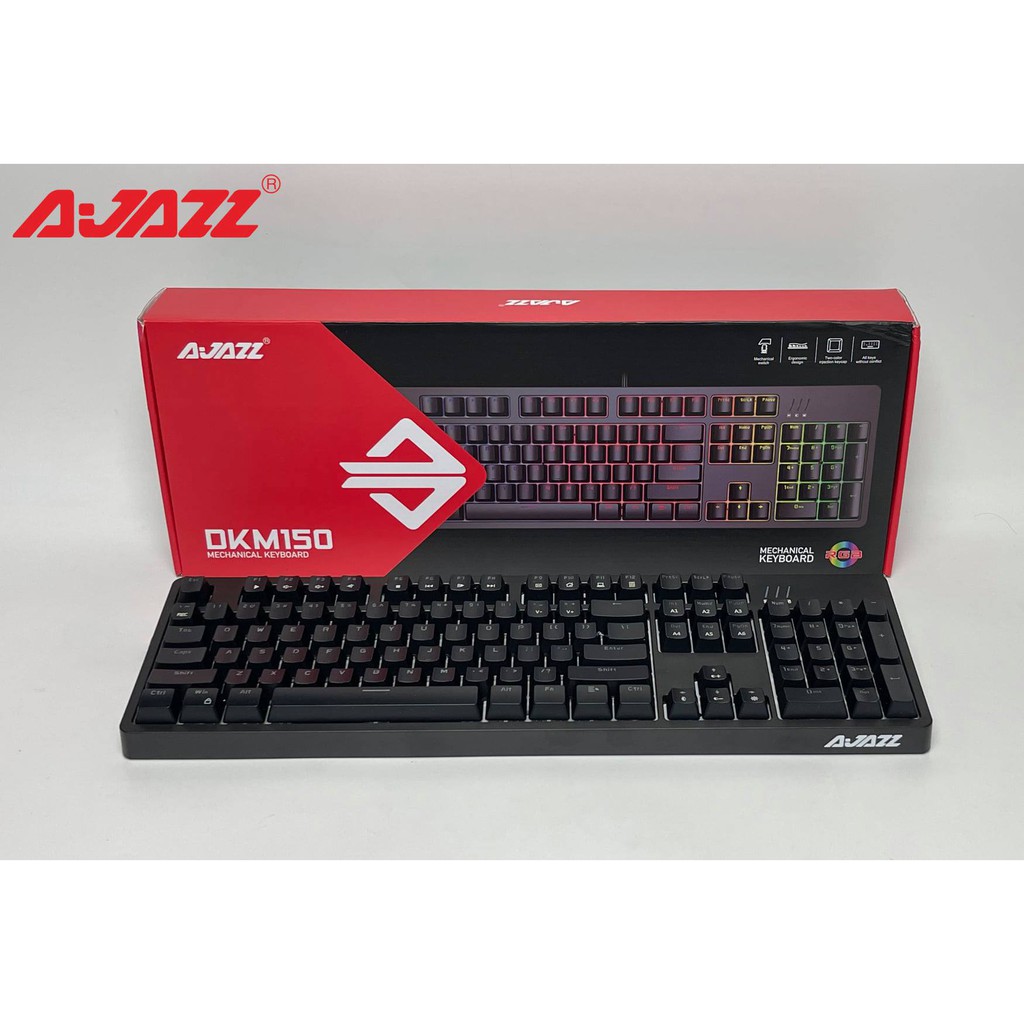 Bàn phím cơ có dây mofii AJAZZ DKM150 RGB - Chính hãng bảo hành 2 năm.