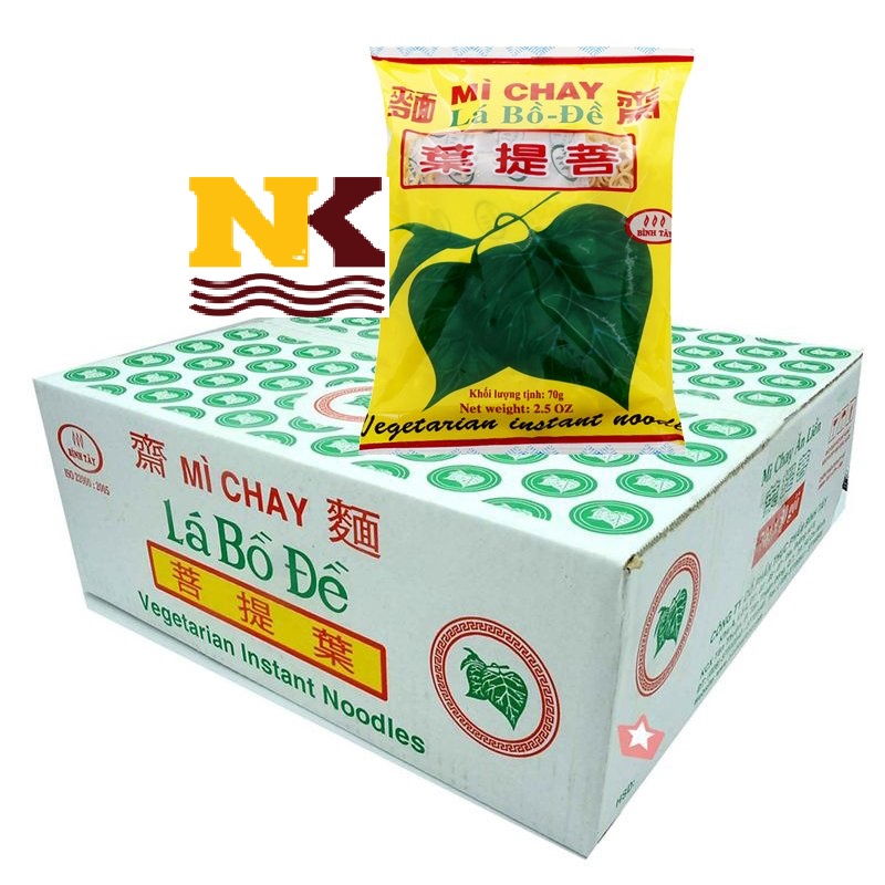[Mã GROXUAN1 giảm 8% đơn 150K] Mì chay Lá Bồ Đề gói 70g x 30 gói