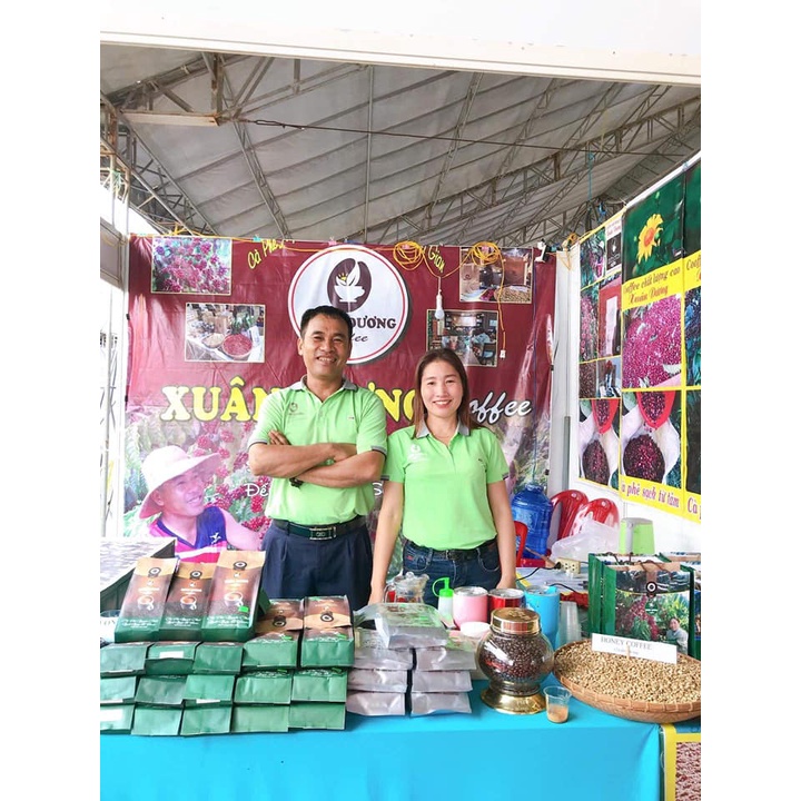Cà phê nguyên chất Roubusta  Xuân Dương - Vị truyền thống đắng hậu vị thơm ngậy  chín đỏ cafe trồng tiêu chuẩn VietGAP