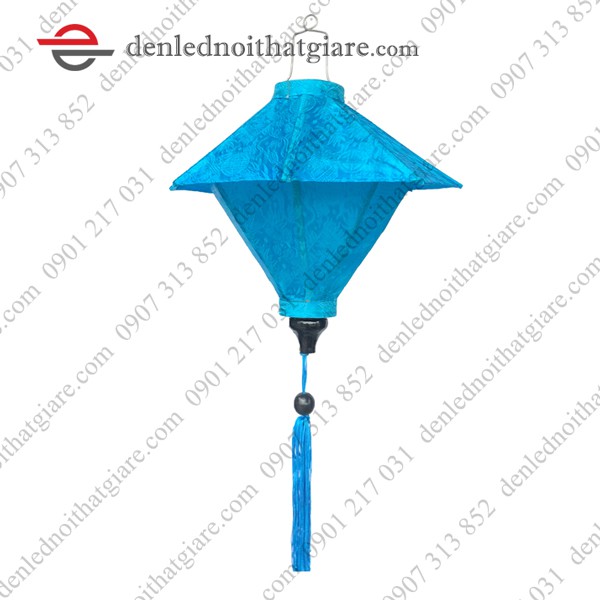 Đèn lồng HỘI AN vải lụa 40cm kiểu Dù 100L40