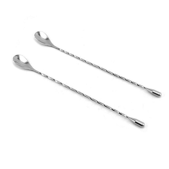 Thìa bar inox giọt nước 30cm (bar spoon 30cm) thích hợp cho các mixologist