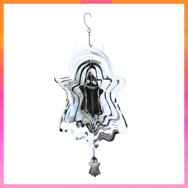 Ghost Wind Spinner Hanging Decoration Home Indoor Yard Living Room Ornament