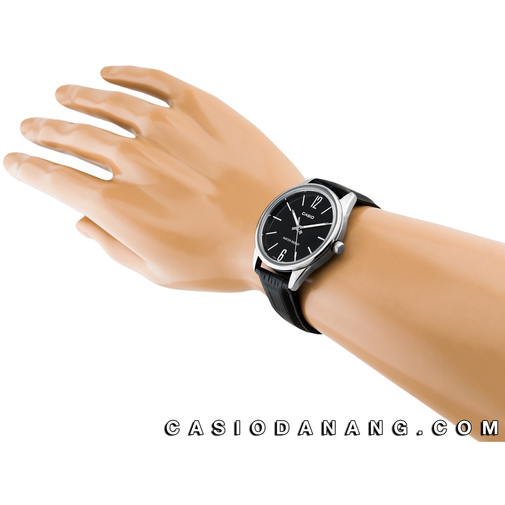 Đồng hồ nam dây da Casio chính hãng Anh Khuê MTP-V005L-1BUDF (40mm)