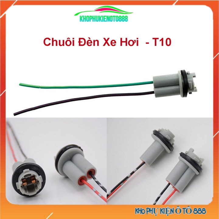 Chấu đèn pha các loại H1/H4/H7/H11/T10/T20/9004/9005/9006 cổng nối chân đèn demi xi nhan ô tô