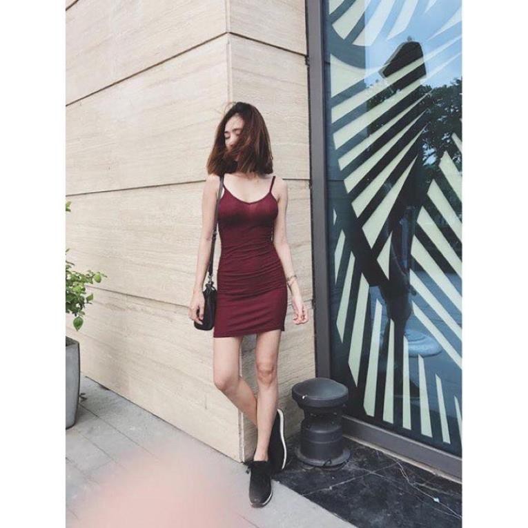 Váy body 2 dây mẫu mới siêu hot 2020 _ sexy tôn dáng _ đủ màu cho nàng năng động | BigBuy360 - bigbuy360.vn