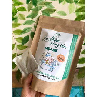 Lá thơm xông tắm mẹ và bé