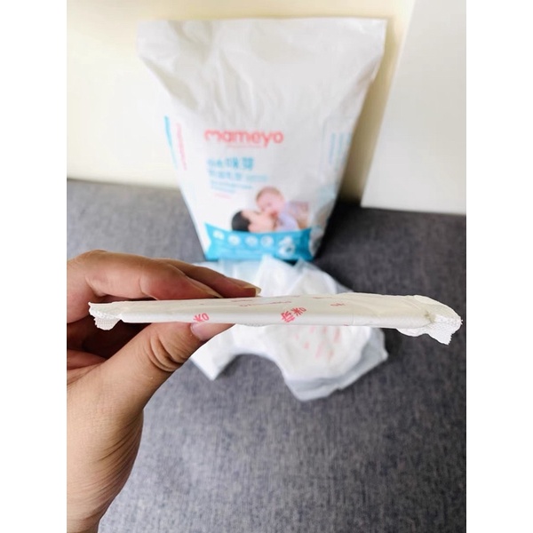 Miếng lót thấm sữa Mameyo 100 miếng/bịch siêu mỏng,siêu thấm hút,thiết kế 3D chống tràn tuyệt đối