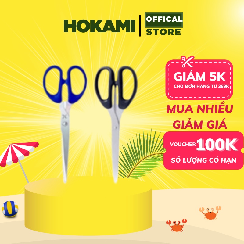 Kéo văn phòng Thiên Long loại FO-SC02 và FO - SC01 - kéo cắt gà nhà bếp - HOKAMI STORE