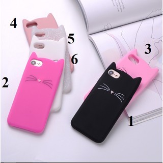 Ốp tai mèo màu iPhone 5 5s 5SE 6 6s 6 Plus 6s Plus đẹp thời trang ( Ốp dẻo )