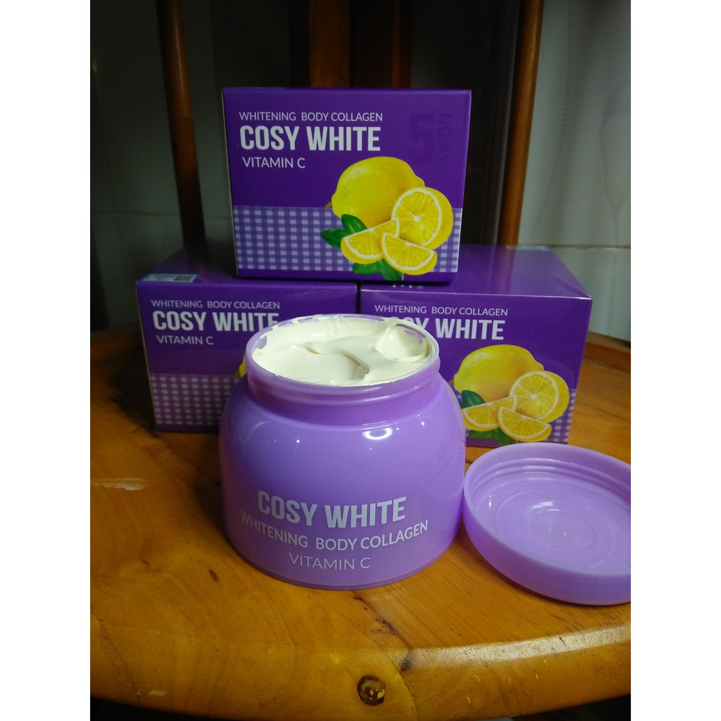 Cosy white vitamin C Kem body trắng da chống nắng