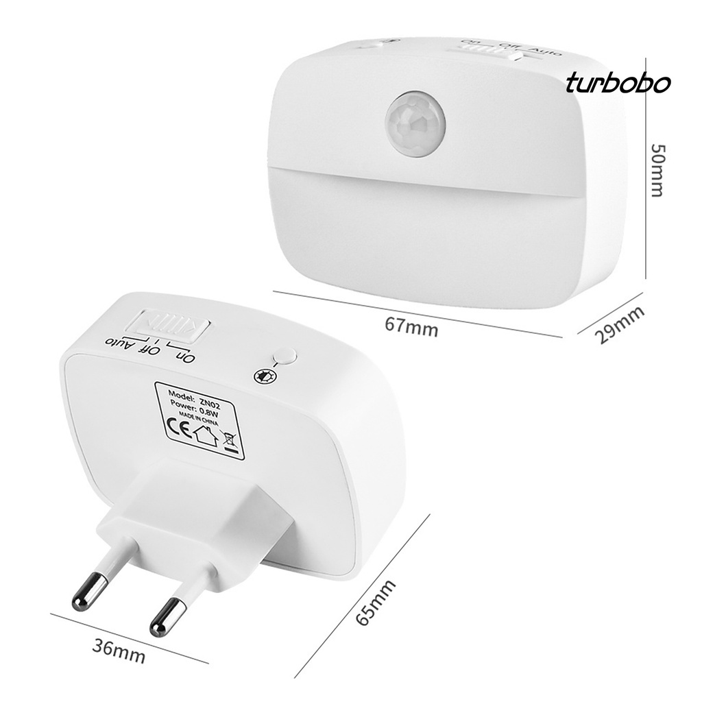 Turbobo Đèn Ngủ Cảm Biến Đa Năng Cảm Biến Cơ Thể Người Cho Phòng Ngủ