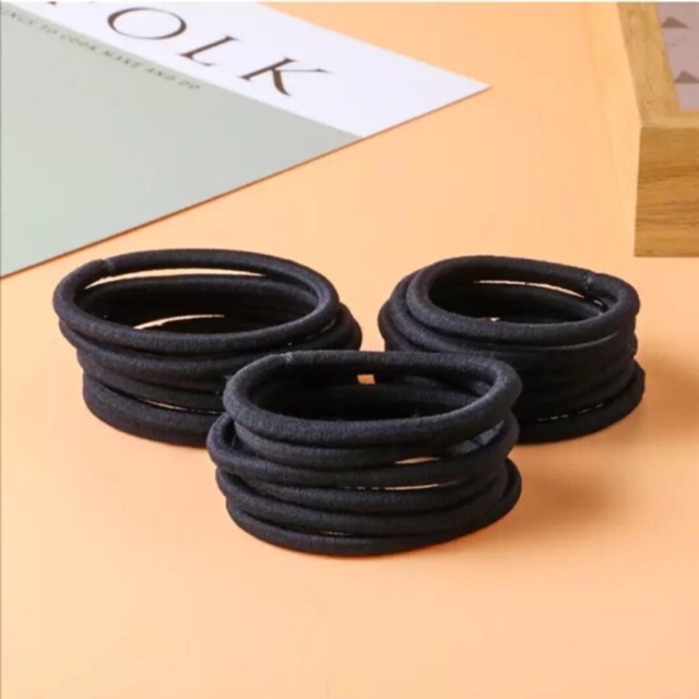 Dây buộc tóc trơn (20 sợi) - Handmade - DIY