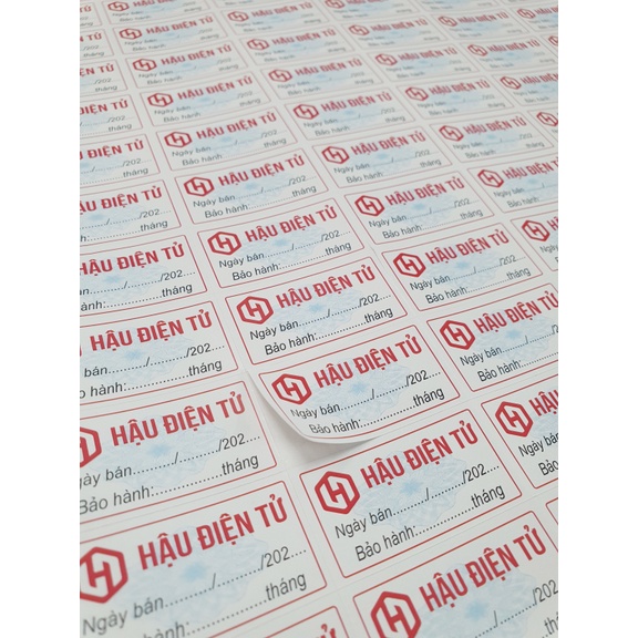 1000 TEM VỠ BẢO HÀNH, TEM VỠ NIÊM PHONG HÀNG HÓA, THIẾT KẾ THEO YÊU CẦU