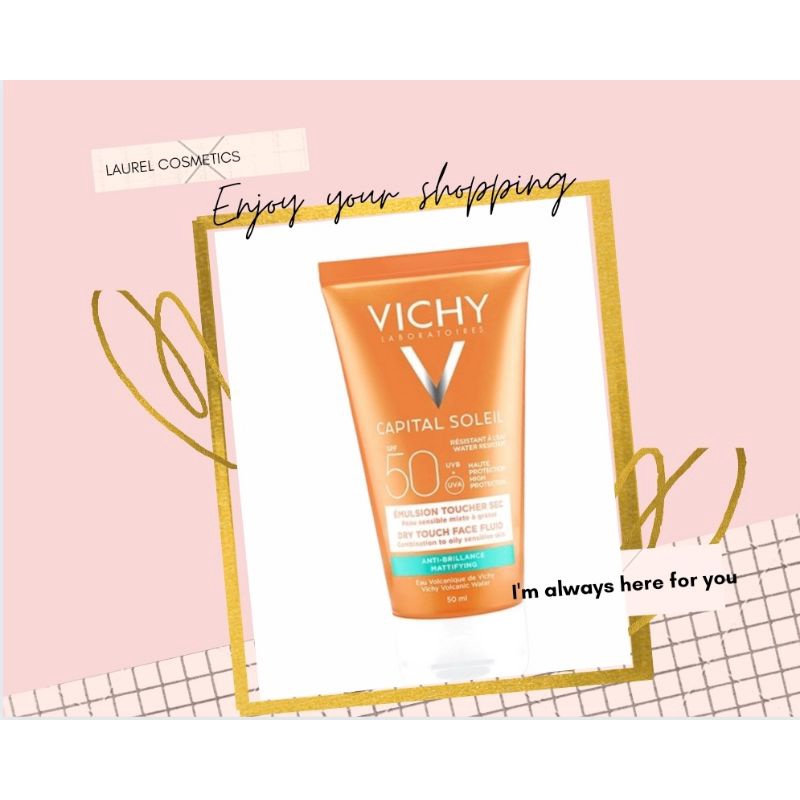 Kem Chống Nắng Vichy Capital Soleil SPF50 50ml-kem chống nắng vichy chính hãng.
