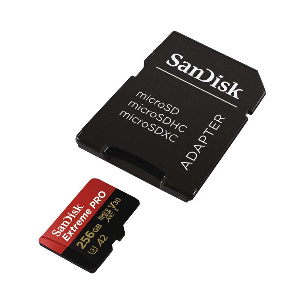 Thẻ Nhớ MicroSDXC SanDisk Extreme Pro V30 A2 256GB 200MB/s SDSQXCD-256G-GN6MA