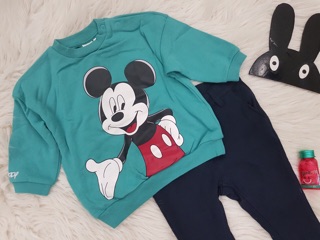 Áo nỉ mickey H&M xuất dư