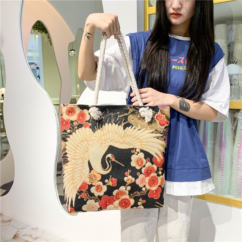 Túi đeo vai ENVIROSAX bằng vải canvas phong cách cổ điển thanh lịch dành cho nữ