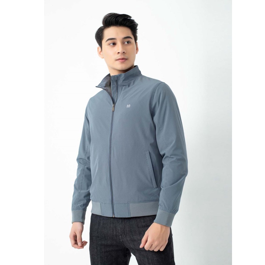 Áo khoác gió Insidemen IJK016W1 2 lớp, tay và gấu bo chắc chắn, cổ bẻ nhỏ