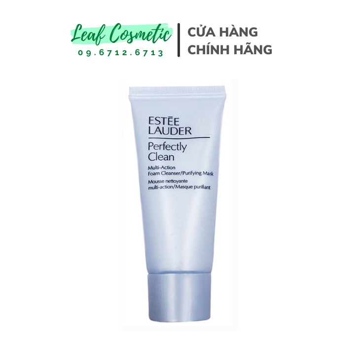 Sữa rửa mặt kiêm mặt nạ Estee Lauder Perfectly Clean Multi-Action Foam Cleanser/Purifying Mask 30ml