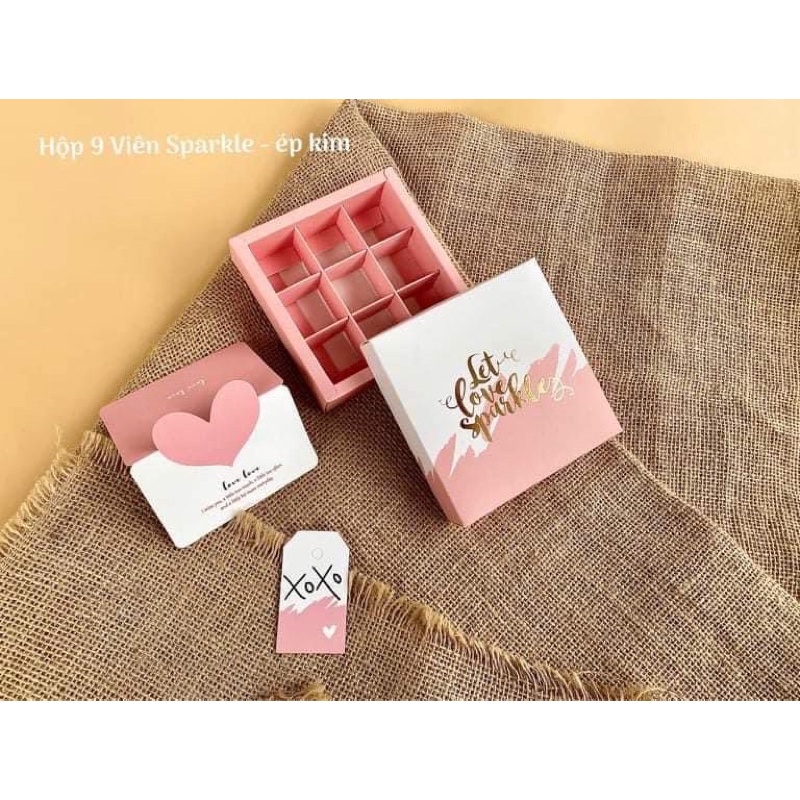 Hộp đựng socola Valentine 9V