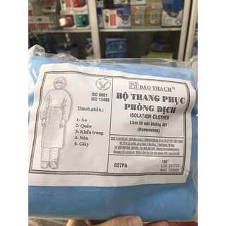 Bộ trang phục phòng dịch Bảo Thạch