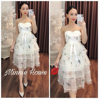 ĐẦM XÒE TẦNG 2 DÂY LƯỚI HOA