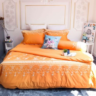 Bộ ga bọc chần gòn cotton solid edena 367