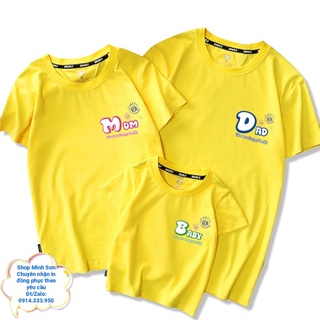 🎧ÁO THUN GIA ĐÌNH DAD, MOM, BABY, ÁO ĐI BIỂN CHẤT COTTON LOẠI 1 ĐỦ MÀU ĐỦ SIZE