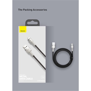 Cáp sạc nhanh Baseus cổng USB 2.4A dành cho iPhone 11 12 Pro Max
