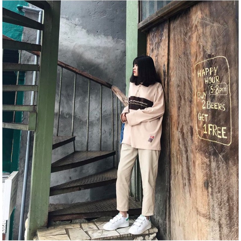 QUẦN KAKI ỐNG SUÔNG BASIC SÀNH ĐIỆU CUTE HOT TREND 1KENZ SHOP