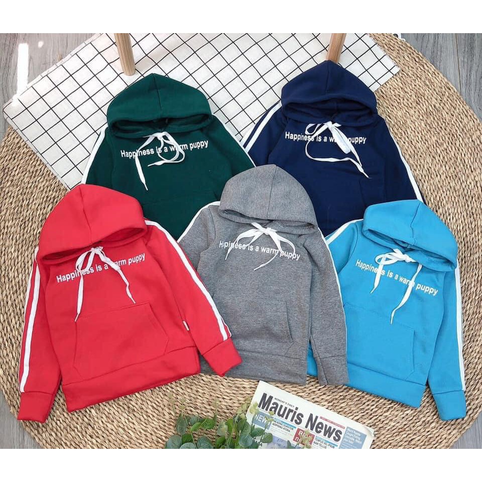 HOODIE BÉ 𝑭𝑹𝑬𝑬𝑺𝑯𝑰𝑷  Áo Nỉ Hoodie Cho Bé Chất Liệu Dày Dặn Ấm Áp