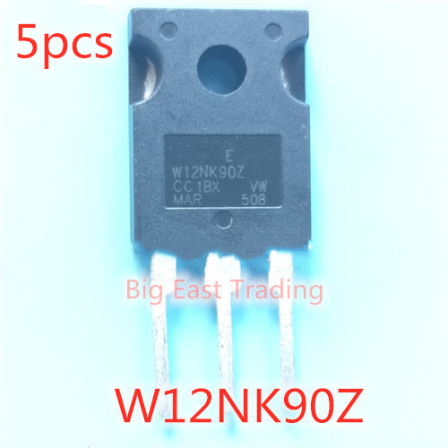 5 CÁI W12NK90Z STW12NK90Z Transistor hàn TO-247, đảm bảo chất lượng