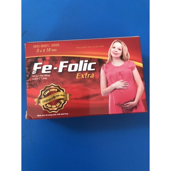Fe- Folic hộp 30 viên