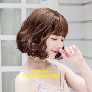 Tóc giả nữ xoăn sóng s045