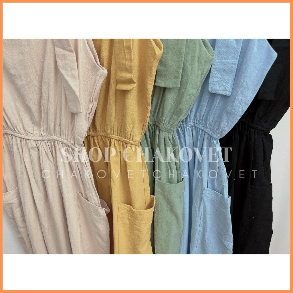 Váy nữ 2 dây chun ngực dáng xòe V8311 đầm nữ dự tiệc tiểu thư cổ vuông dáng babydoll sang chảnh đi chơi biển - CHAKOVET