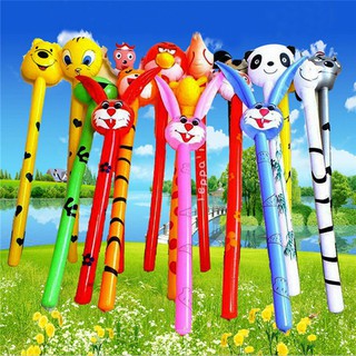 Cartoon Inflatabel Animal Long Inflatable Hammer Stick Children Outdoor Toys