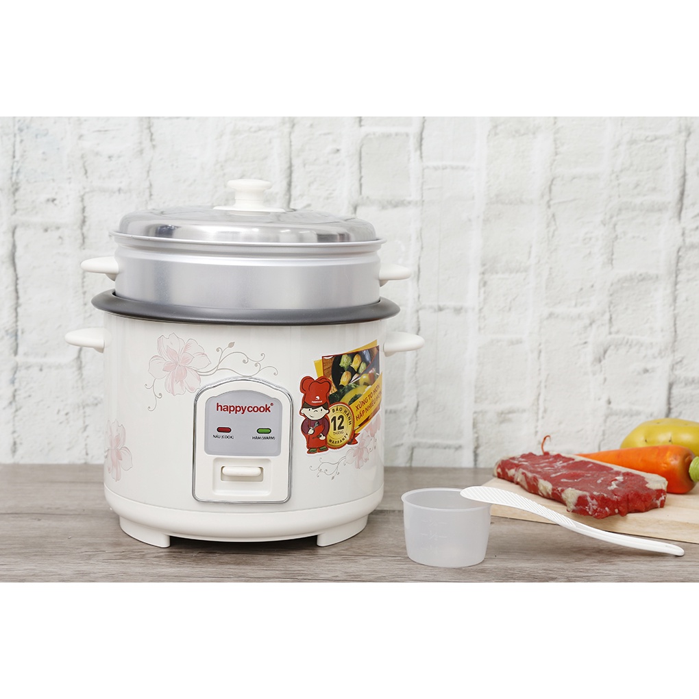 Nồi cơm điện Happycook HCD-182 1.8 lít lòng nồi chống dính - Chính hãng BH 12 tháng