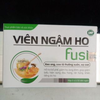 VIÊN NGẬM HO FUSI - HỘP 20 VIÊN