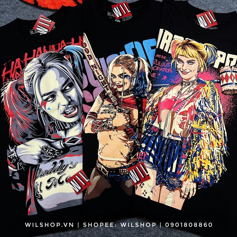 ÁO HARLEY QUINN SUICIDE SQUAD - ÁO DC IN 3D - ÁO THUN UNISEX