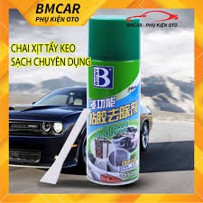 Sale off 50 % : Chai xịt tẩy vết bẩn , vết keo bám dính  ô tô, mặt kính ,mặt gỗ , mặt đá, kim loại siêu sạch