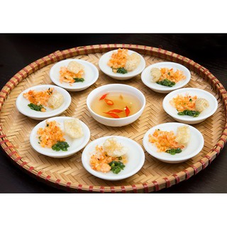 Chén bánh bèo sứ trắng nhỏ 30 chén